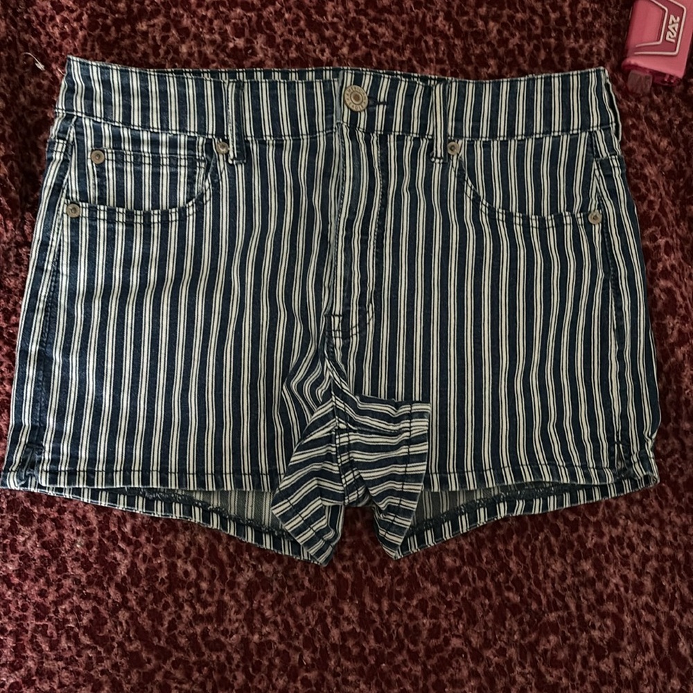 American Eagle striped shorts , size 12